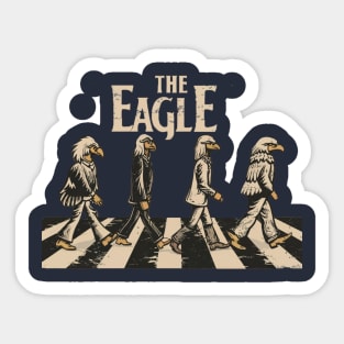 the eagles band retro Sticker